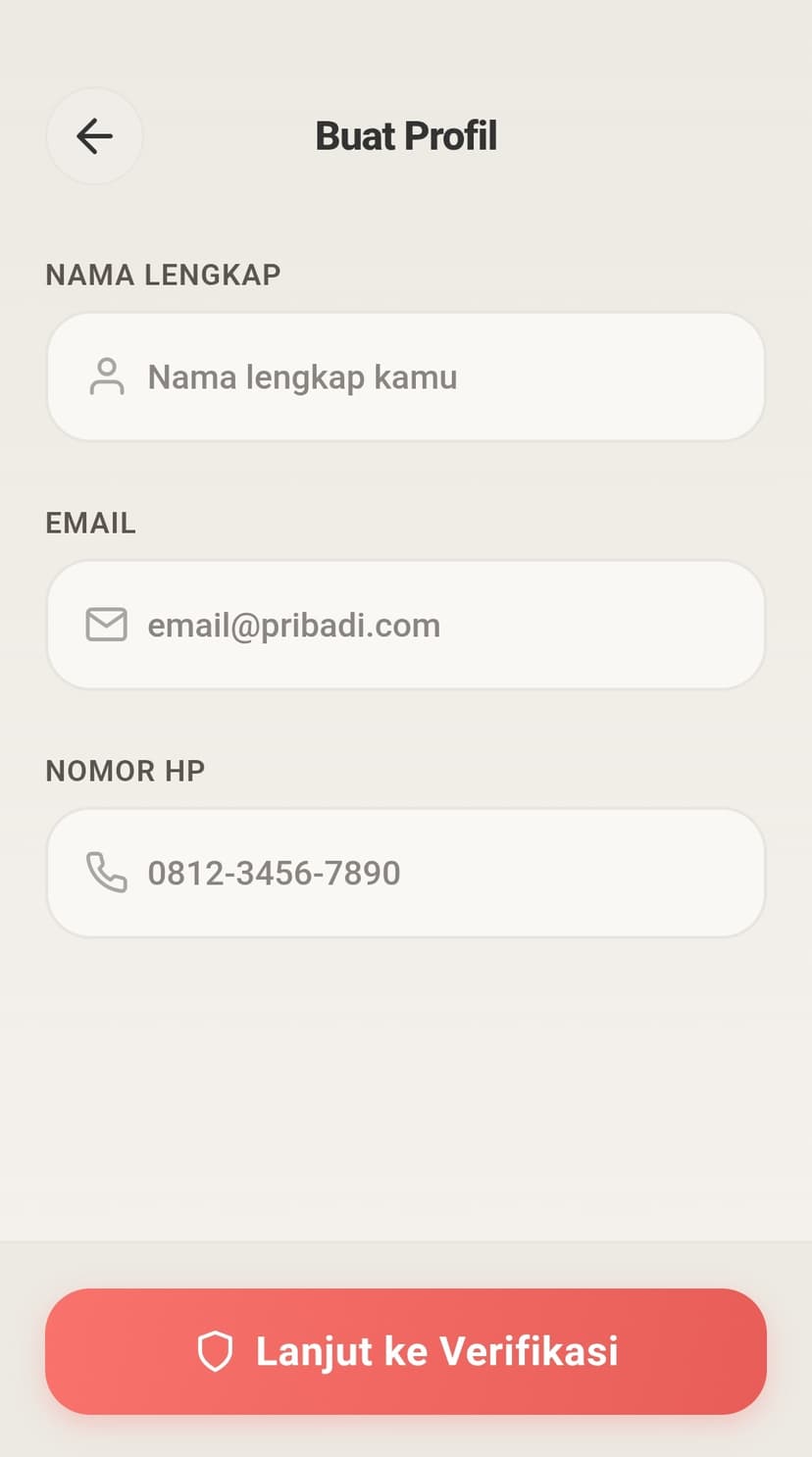 Registrasi - Step 01