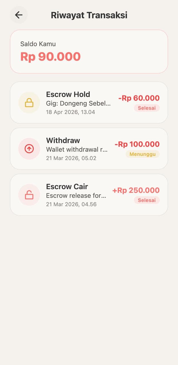 Saldo Cair - Step 05